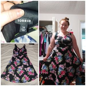 Size 14 Torrid Floral Dress